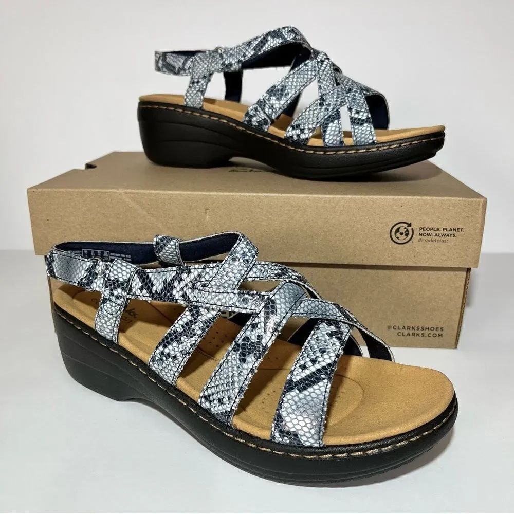 Clarks Collection Merliah Rose Strappy Sandals - Picture 6 of 10